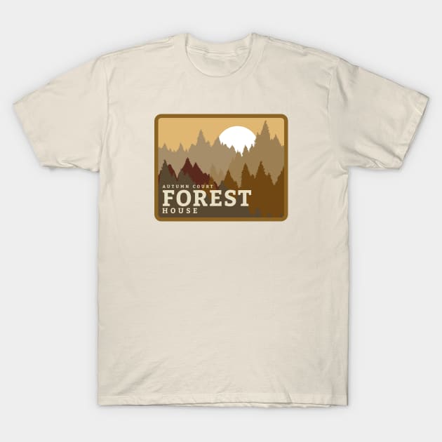 Forest House Souvenir Tee T-Shirt by Kaybi76